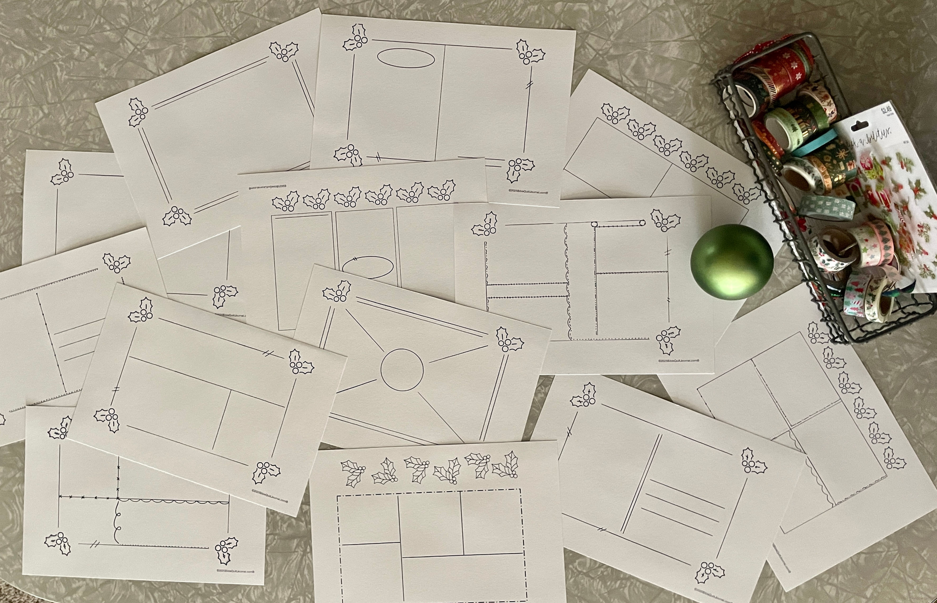 Holly Postcard Set (Baker's Dozen)