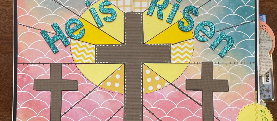 Recap of our Spring Bible Quilt® Craft Night: Crosses on Stained Glass Page