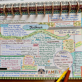 Joshua template with notes