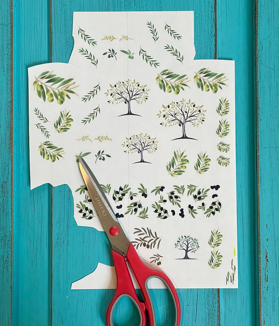 Thumbnail: Olive trees & Branches sticker sheet