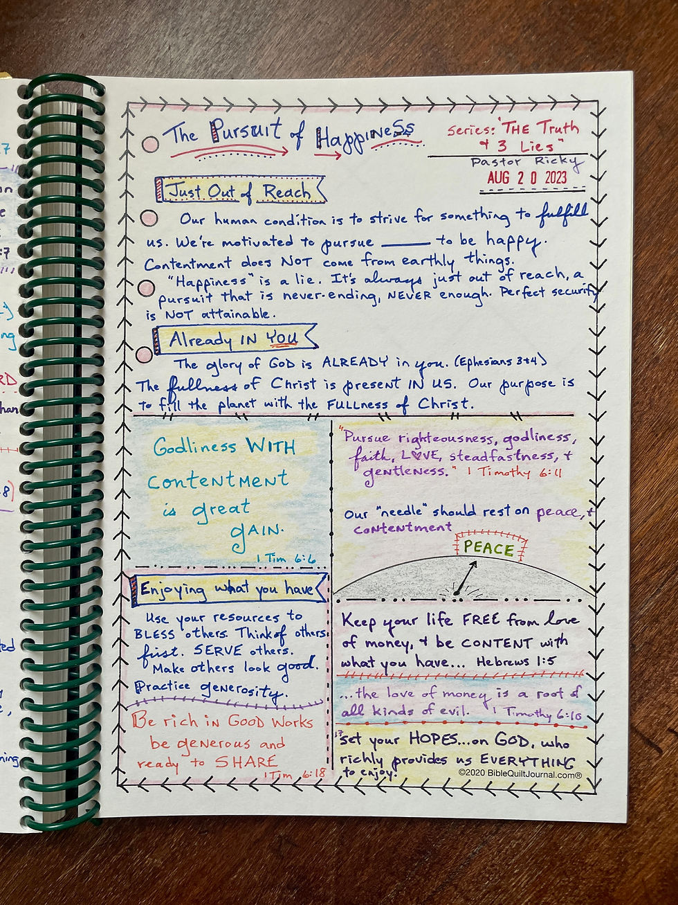 The Truth & 3 Lies, part 3, sermon notes