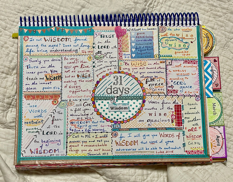 31 Days of Wisdom, page 1