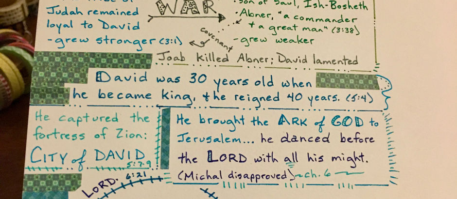 2 Samuel, page in progress