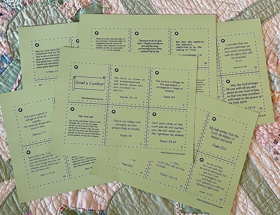 Thumbnail: Grief & Comfort flip card set
