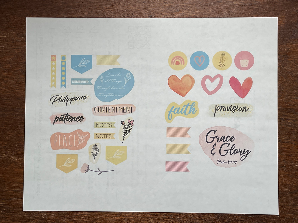 Print out your own stickers