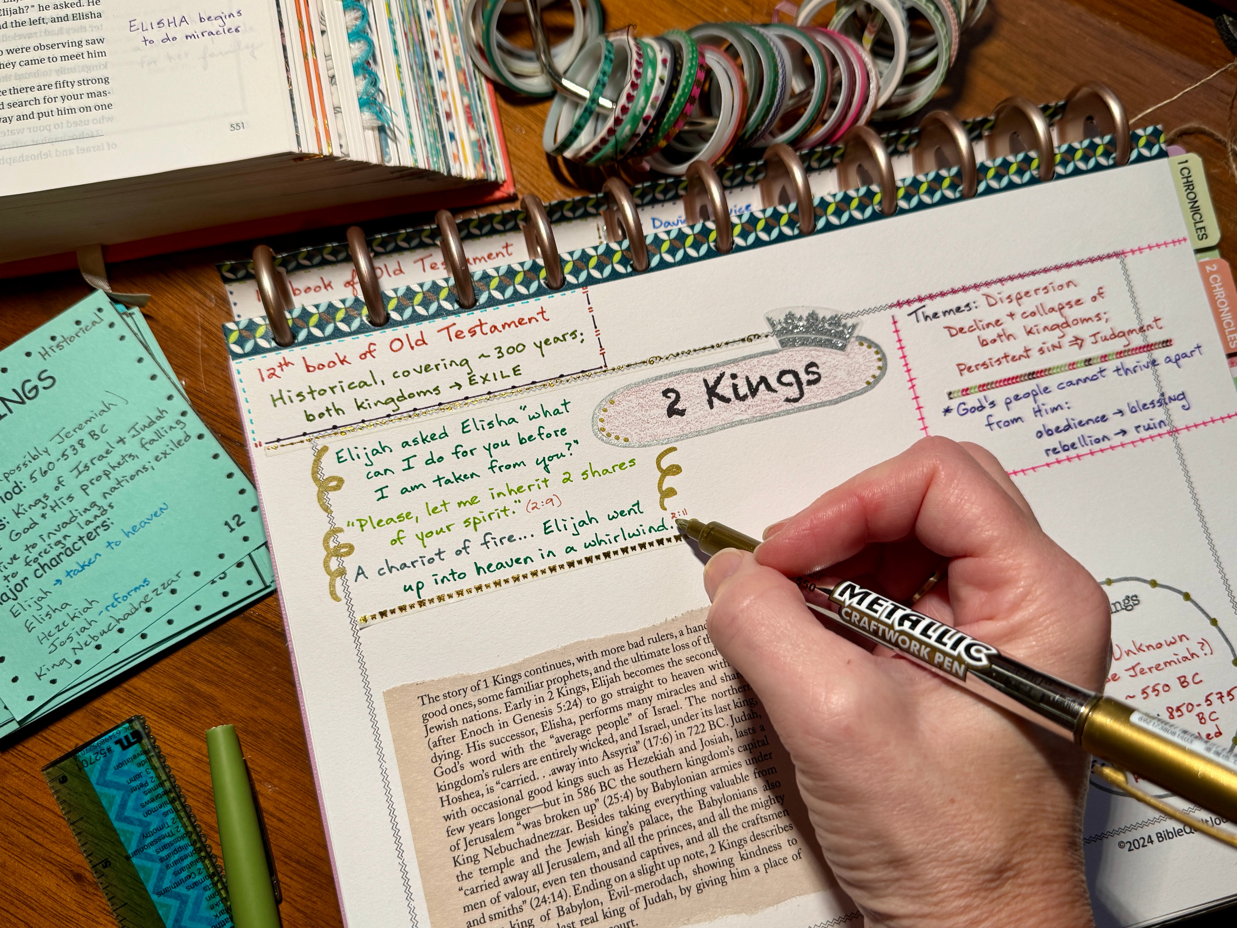 Journaling Through the Word Bible Quilting® Project: 2 Kings