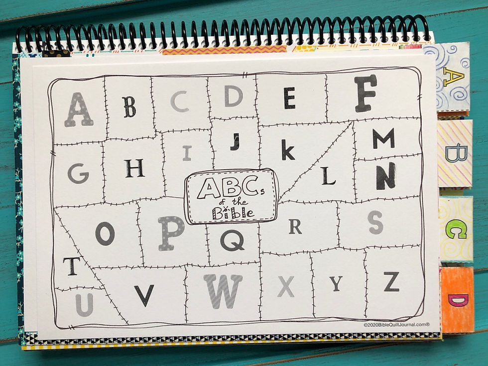 Thumbnail: ABCs of the BIBLE patchwork (trio)