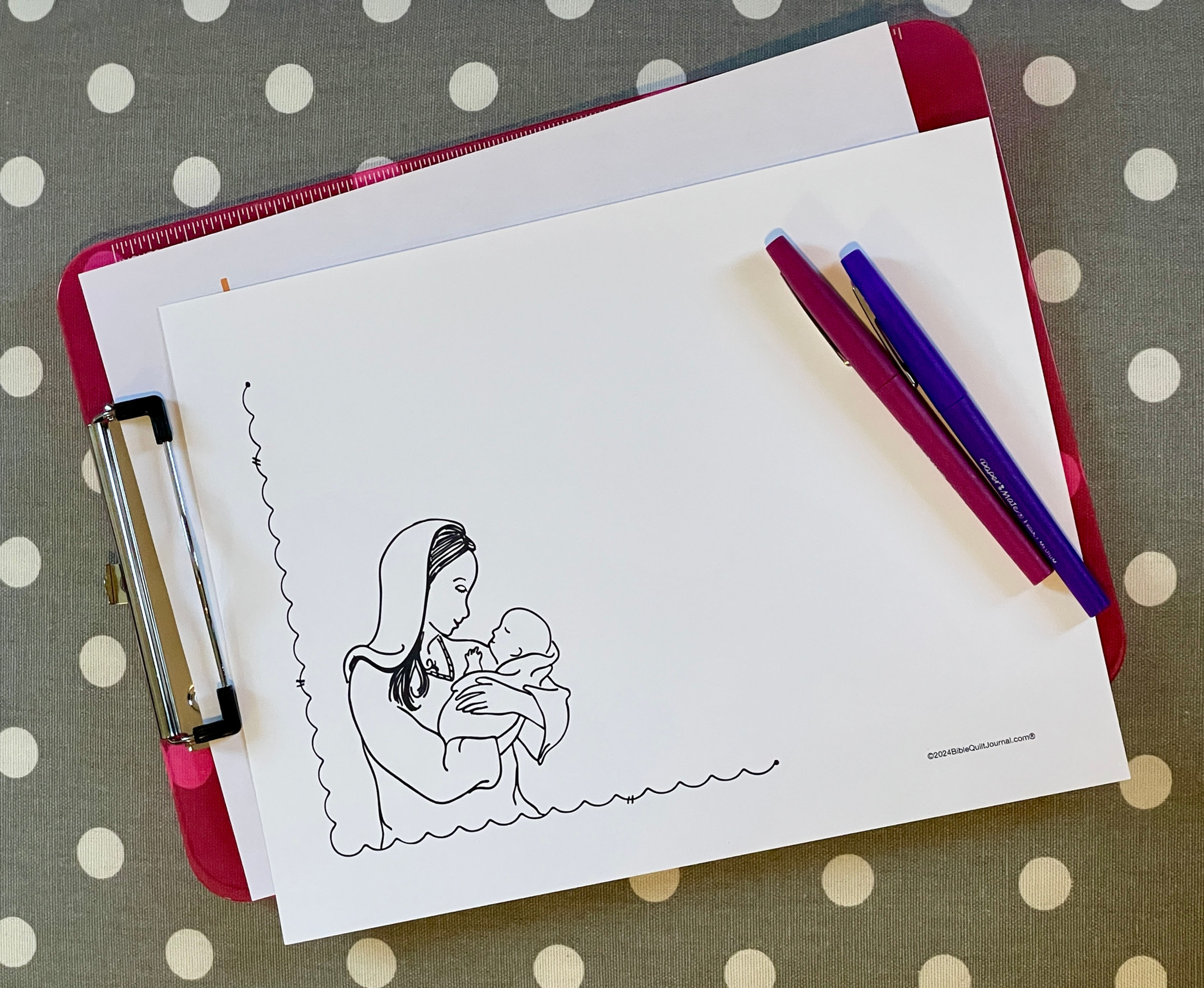 Mother & Child, combo set both sizes