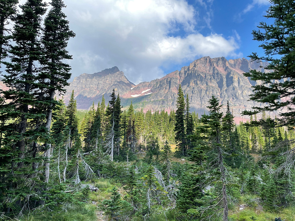 mountain at daybreak