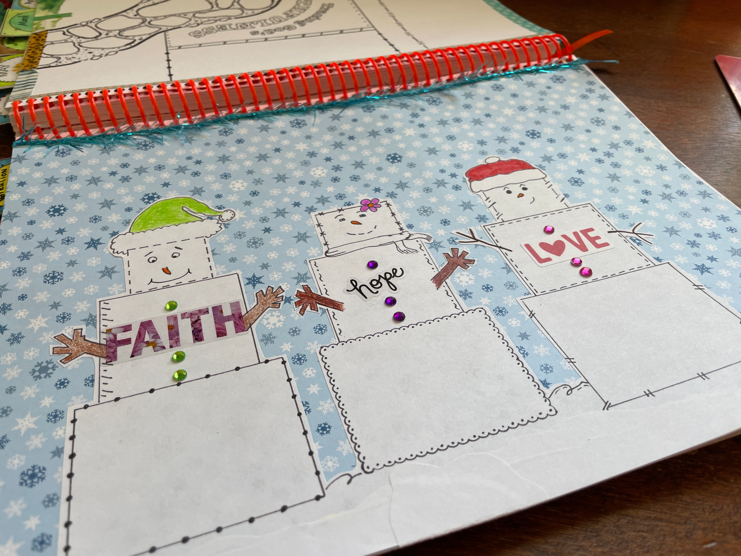 Snow Day? Create a Fun Bible Quilt page!