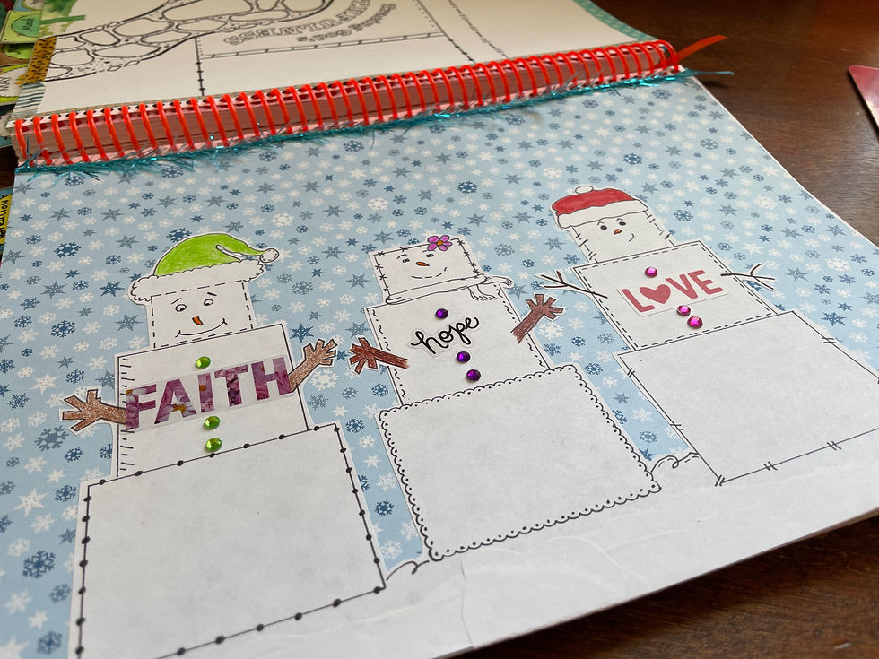 Snow Day? Create a Fun Bible Quilt page!