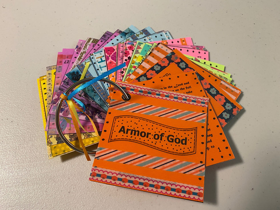 Armor of God flip card set