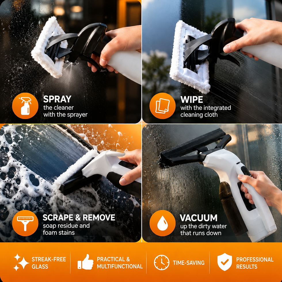 Thumbnail: Three-in-one electric window cleaner