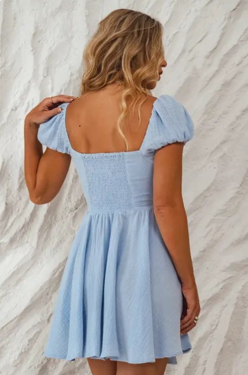 Thumbnail: Michelina Cotton Mini Dress