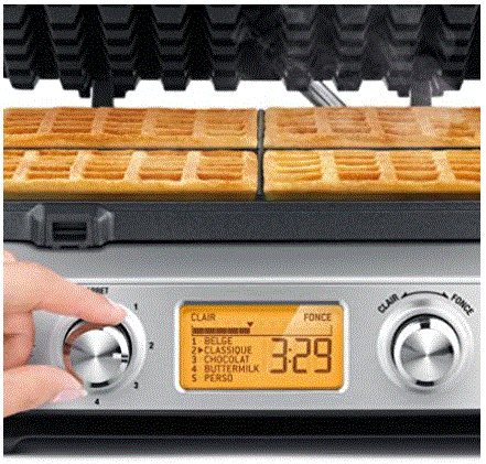 Riviera & Bar QC804A Gaufrier Pro 4 Part