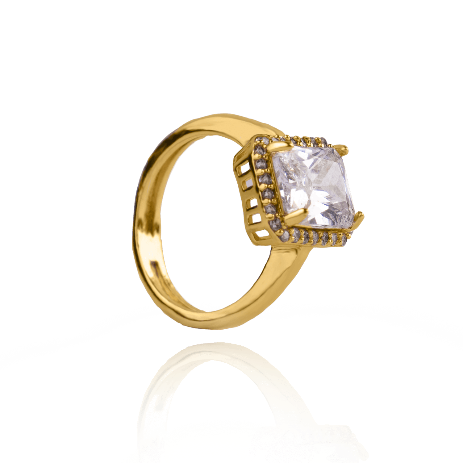 Cubic Zircon Ring