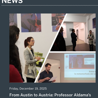 From Austin to Austria: Professor Latinx Scholarship & Comics Go Global