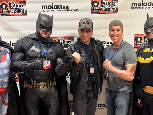 Latinos cosplay as Batman