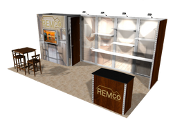 10x20 Trade Show Exhibit Sample