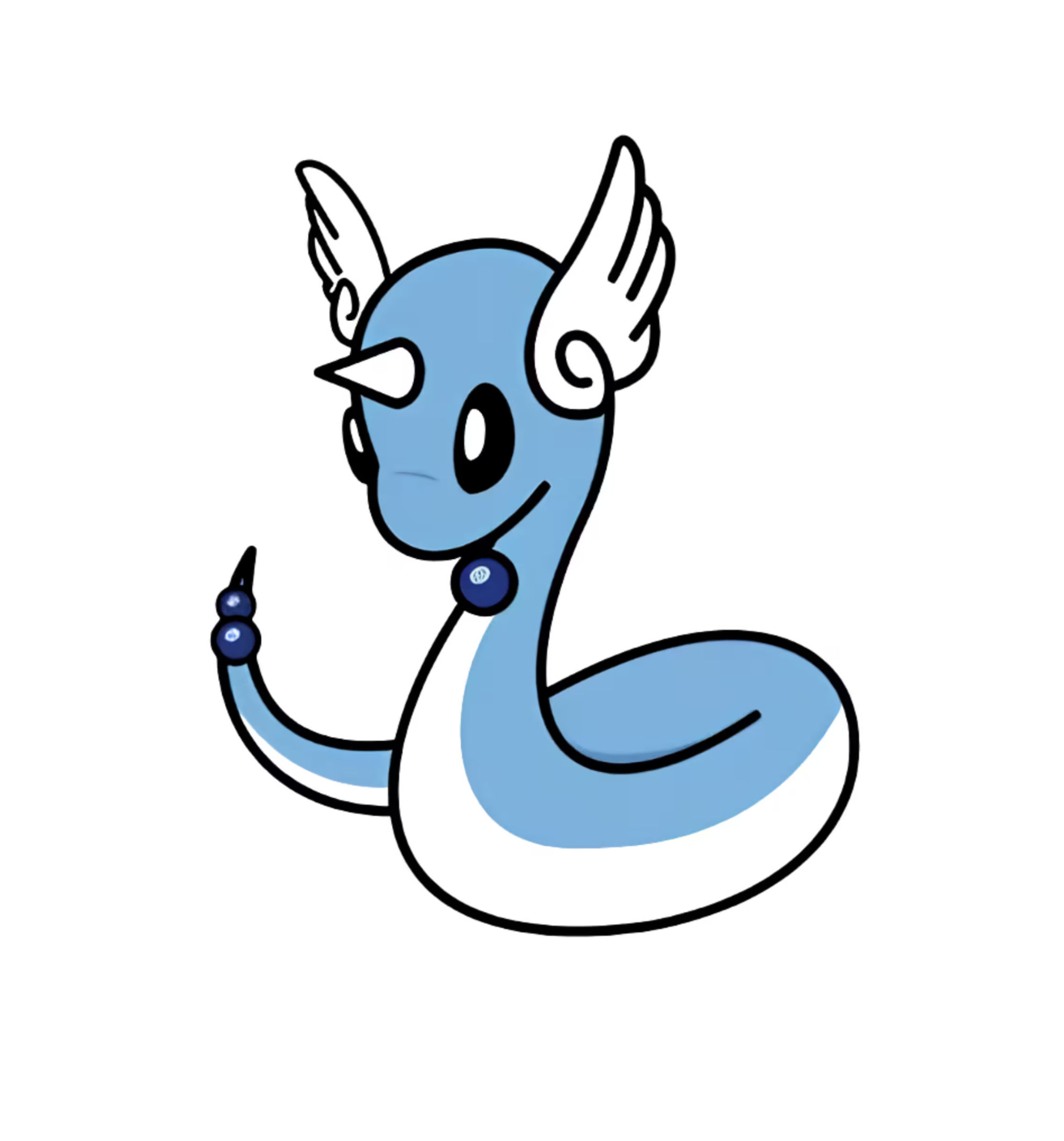 Sticker Dragonair – Chibi Gloss