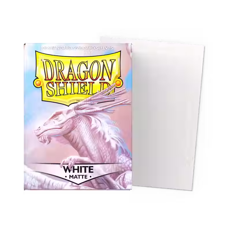 Dragon Shield - White - Matte Sleeves