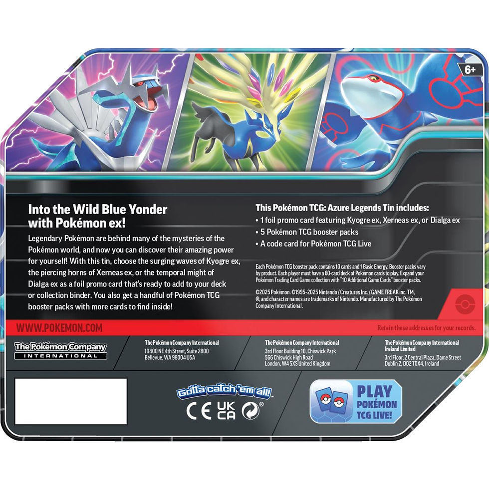 Miniatura: Azure Legends (Dialga EX) Atras
