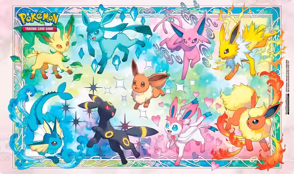 Miniatura: Playmat de eevee y sus evoluciones