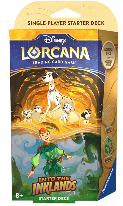 Theme Deck Lorcana: Into the inklands – Ámbar y Esmeralda