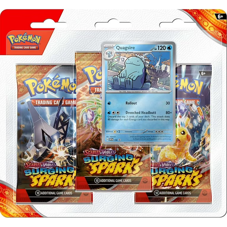 Blister Pack Quagsire Surging Sparks