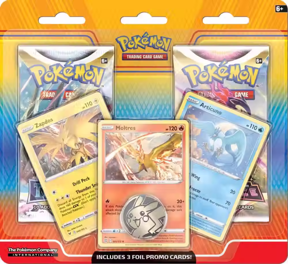 2-Pack Blister featuring Zapdos, Moltres & Articuno