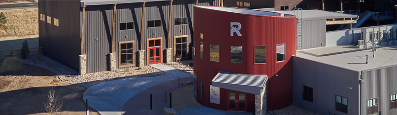 Overhead view of front of school.