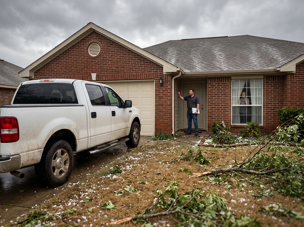 Beware of storm chaser contractors in Royse City TX after hail events — always hire a licensed local Royse City roofing company like Total Pro Roofing LLC for honest reliable service