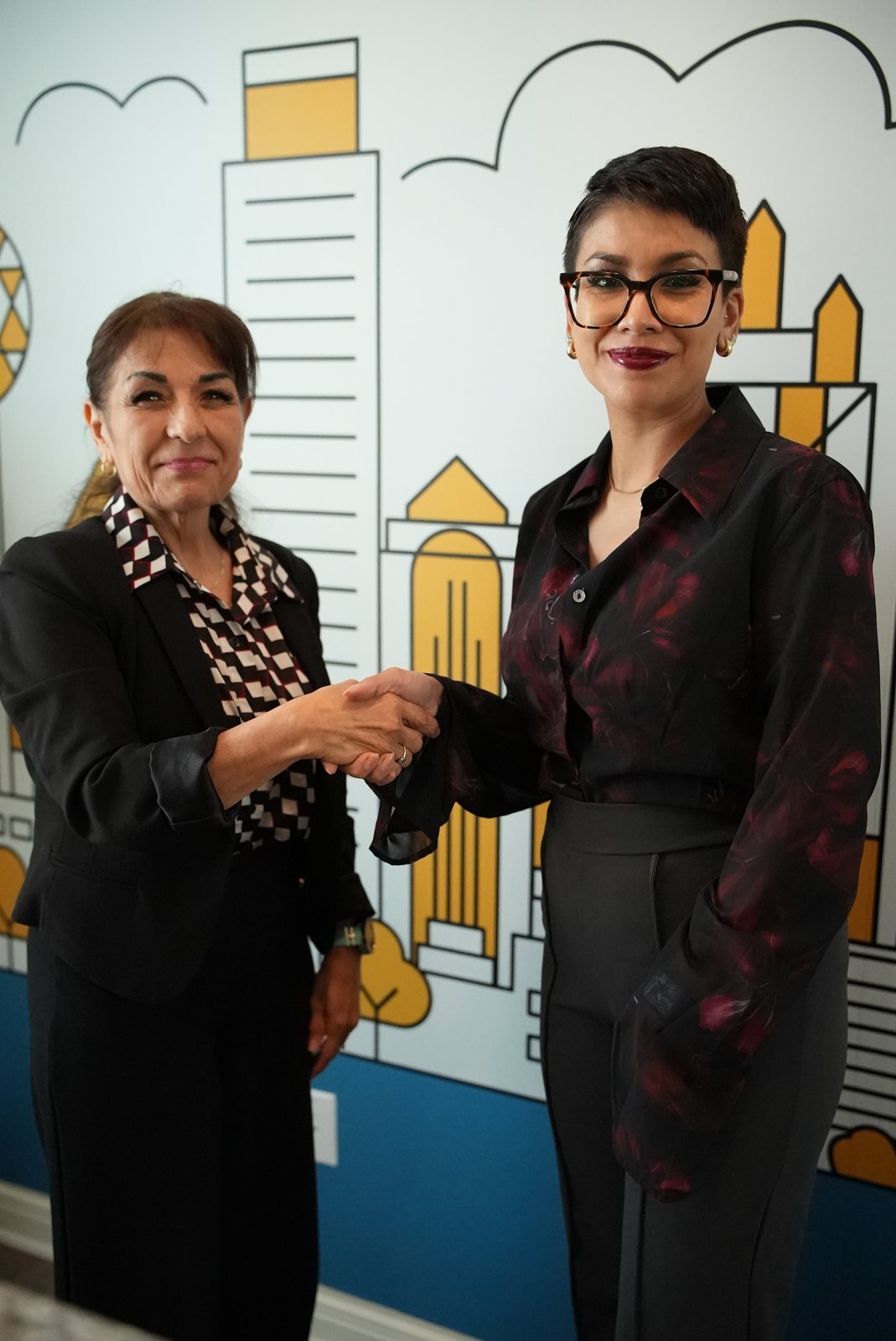 PrimeSeal mobile notary congratulating a client after a successful signing