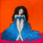 Lady on Orange