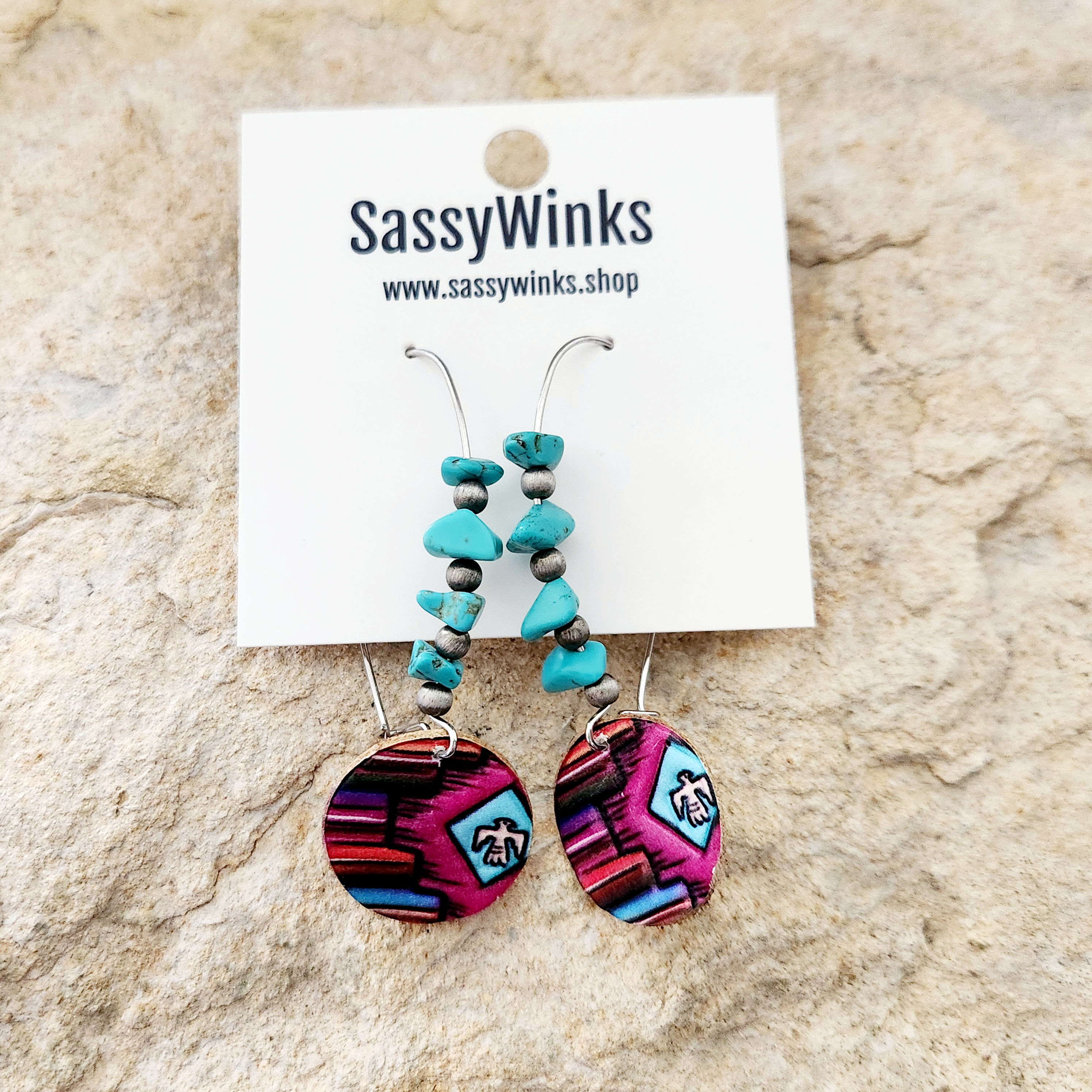 Turquoise Bead Aztec (312)