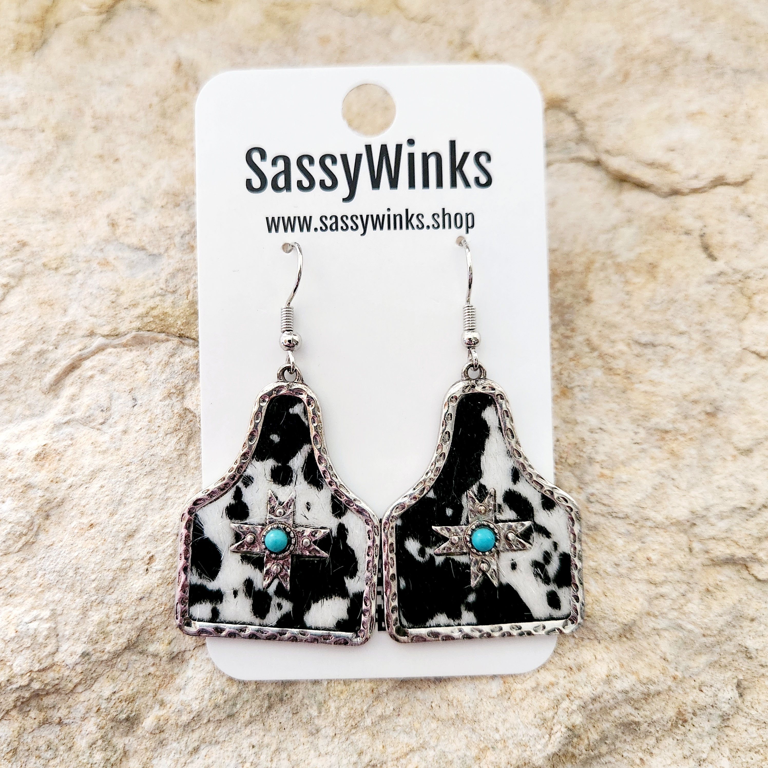 Cow Print Hair on Hide Cow Tags (174)