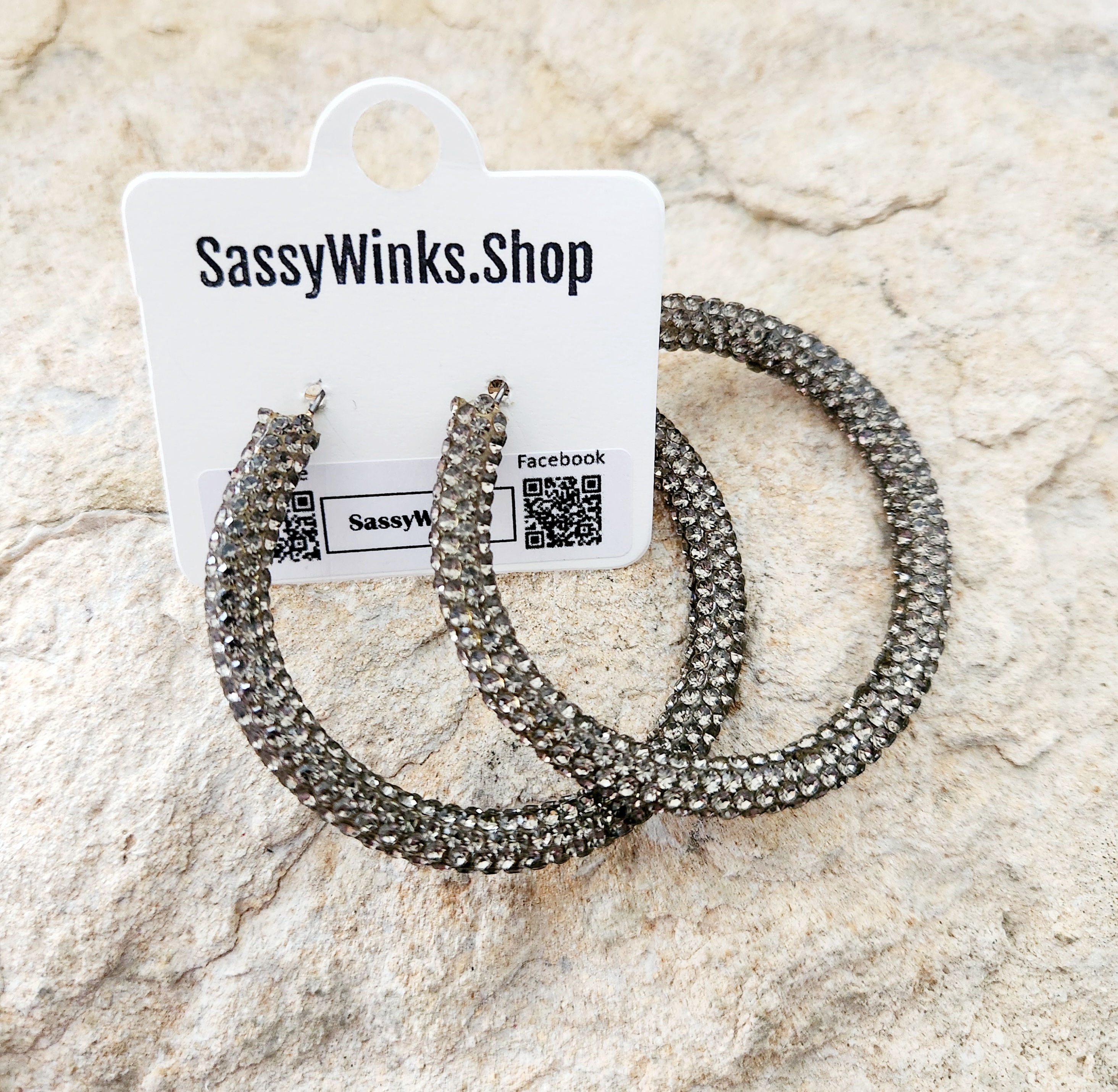 Pewter Hoops (195)