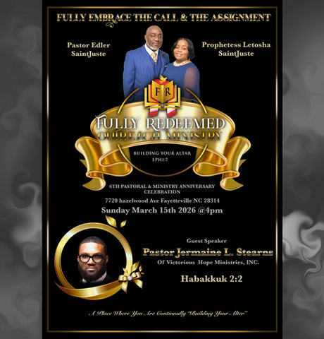 Fully Redeemed Ministry Flyer