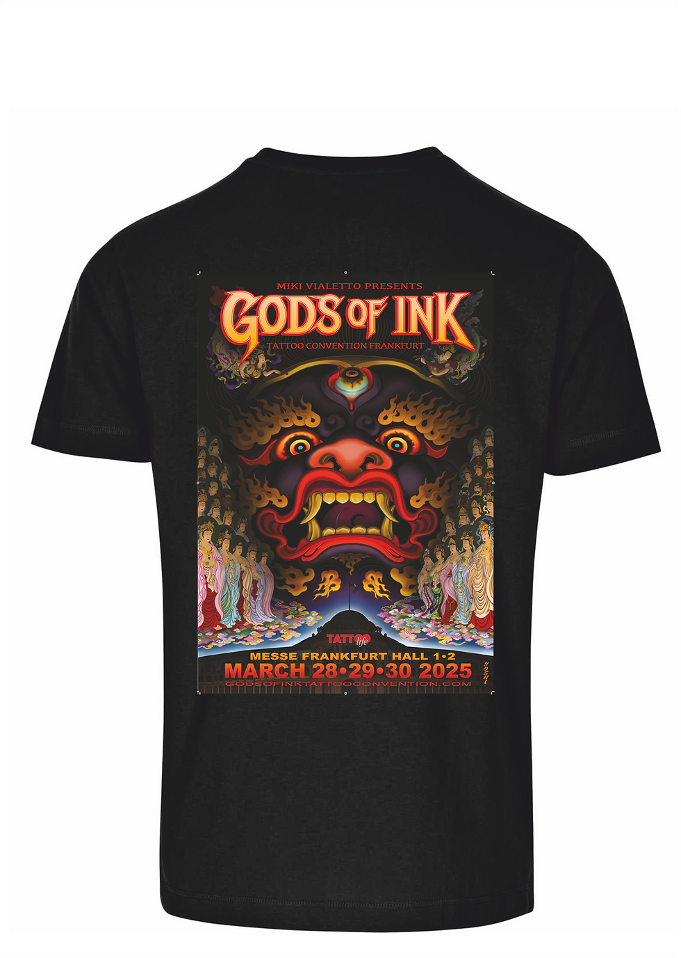 Miniatura: Gods of Ink T-Shirt Design by Tattoo Artist Yushi
