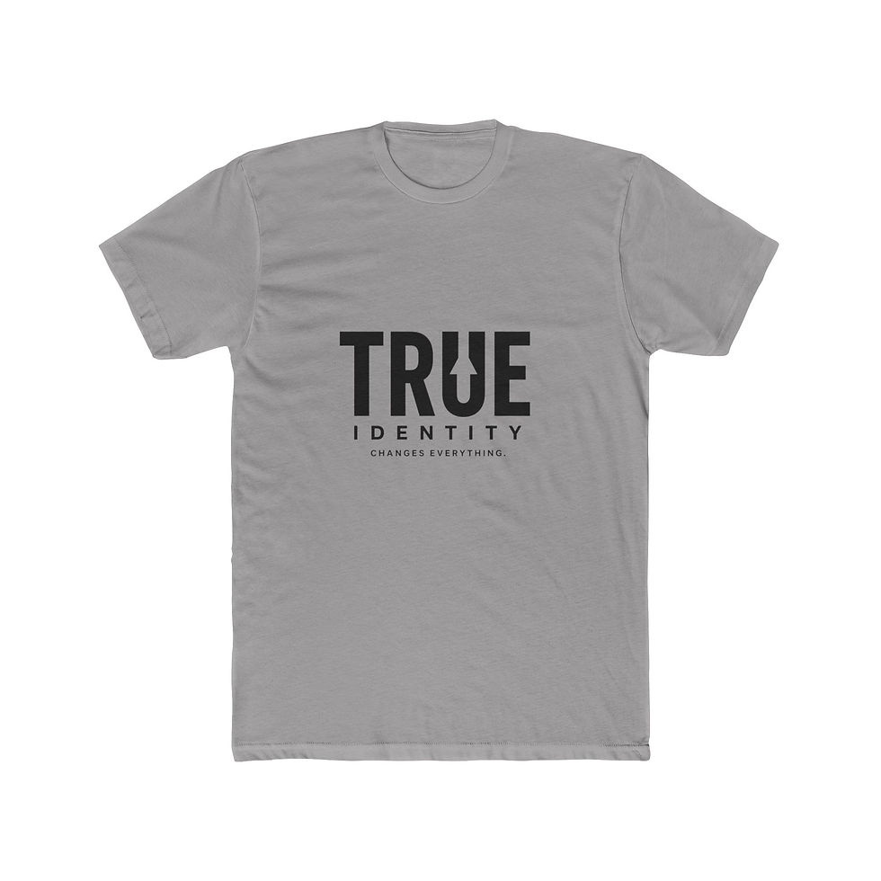 Thumbnail: True Identity Tee — Minimalist Logo Graphic T‑Shirt