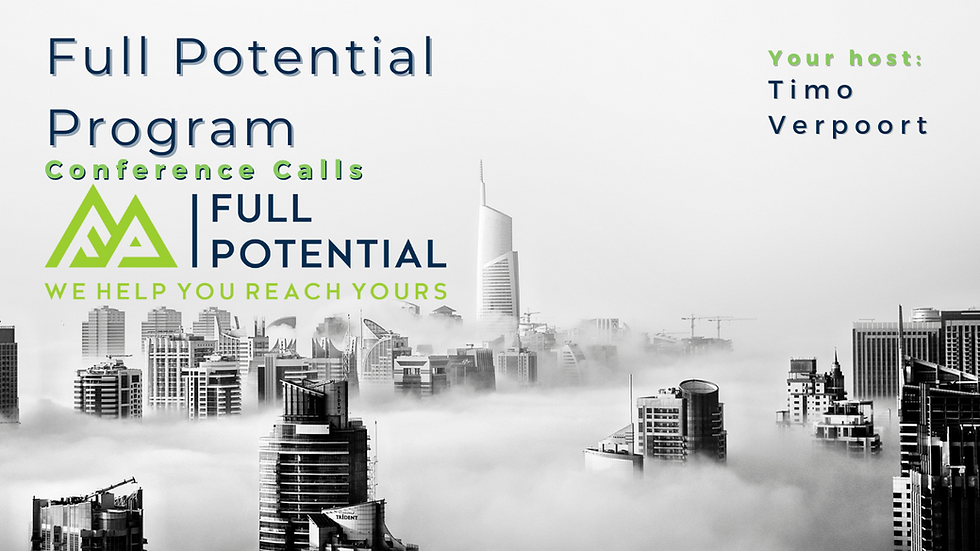 Full Potential Program conference calls.