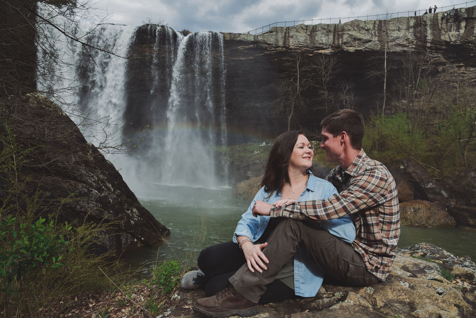 Shawn + Jessica's Adventure Engagement Session // Gadsden, AL wedding photographer