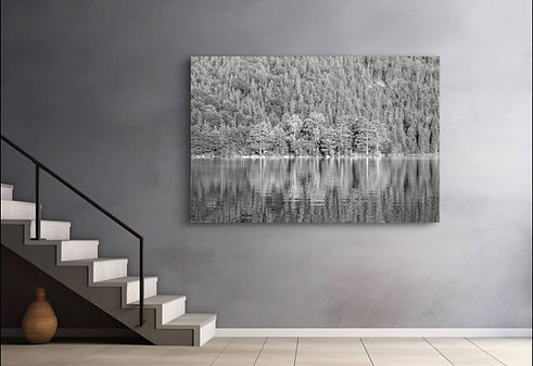 Treppe mit Foto