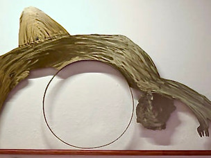 Male Nude Over Hoop