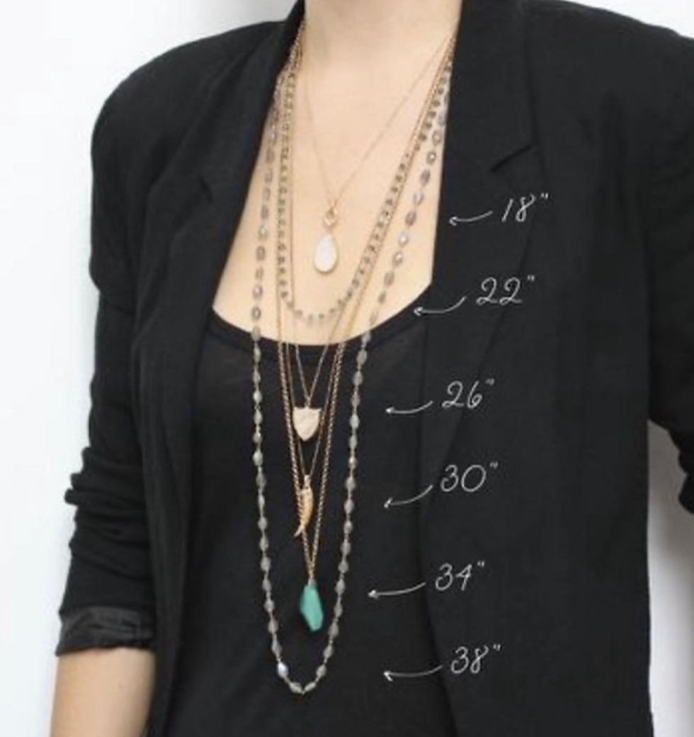 Thumbnail: Long Purple Necklace with Snake Chain