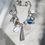Thumbnail: Eclectic Blue Charm Necklace