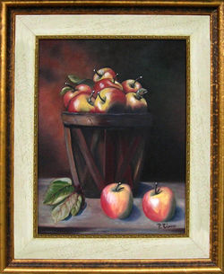 PANIER DE POMMES 14 X 18