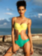 Lime bra Bikni