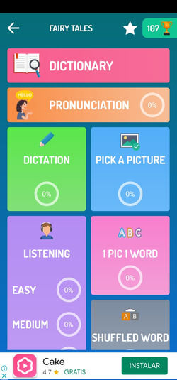 Variety of activities