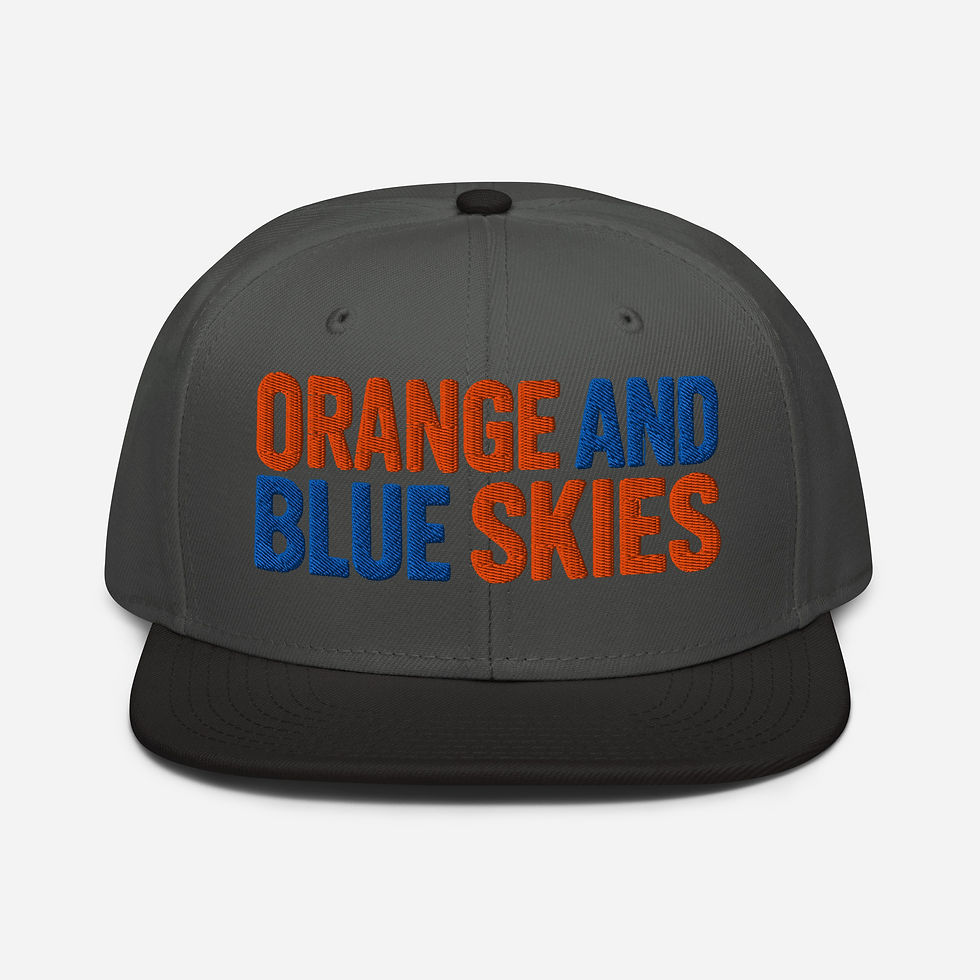 Thumbnail: Orange and Blue Skies Snapback Hat